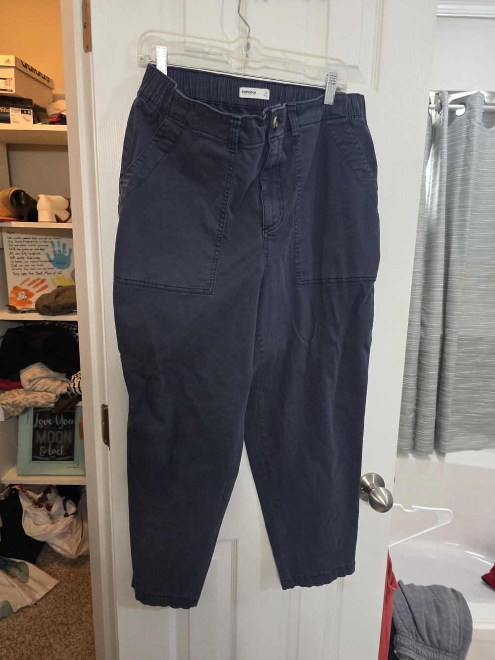 Sonoma Navy Blue Women's Casual Jogger Trousers